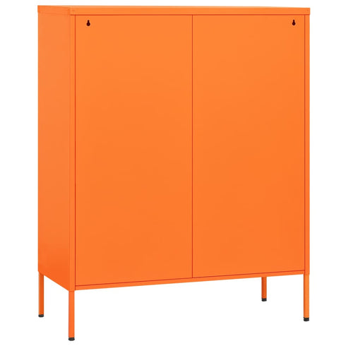 Lady Jillian -  Chest of Drawers Orange 80x35x101,5 cm Steel